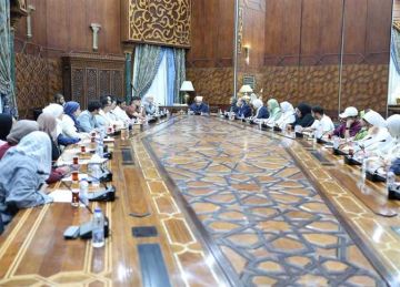 شيخ الأزهر لوفد من جامعتي جورج واشنطن والأمريكية: ما يحدث في غزة فضح الصمت العالمي