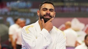 طه طارق يتوج بجائزة الجراند وينر من الاتحاد الدولي للكاراتيه