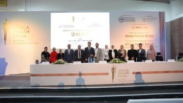 مستشفى أهل مصر لعلاج الحروق يشارك في المعرض والمؤتمر الطبي الأفريقي