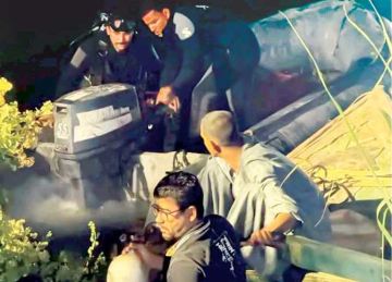 تكثيف البحث عن ٣ مفقودين فى انقلاب تروسيكل بـ نيل أسيوط 