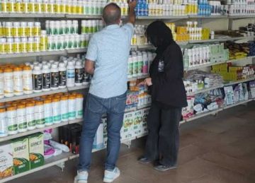 حملة على محلات المبيدات الزراعية والأسمدة في بئر العبد بـ شمال سيناء