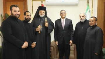 مطران إيبارشية الفيوم وبني سويف للأقباط الكاثوليك يهنئ محافظ الجيزة بعيد الأضحى
