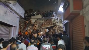 ارتفاع عدد ضحايا عقار السيدة زينب المنكوب إلى 4 قتلى و9 مصابين