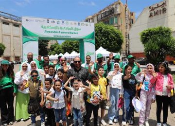 سوق المزارعين في الإسكندرية يستقبل 19 ألف زائر خلال 32 أسبوعا (صور)