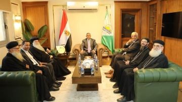 تهنئة إيبارشية شمال الجيزة بعيد الأضحى المبارك .. صور