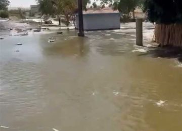 فرق طوارئ لاحتواء تسرب مياه من مزرعة محطة صرف صحي بـ نجع الدير في سوهاج