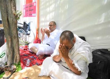 استعدادا للنفرة من عرفات.. حجاج الجمعيات الأهلية يتهيأون للتوجه إلى مزدلفة مع غروب الشمس