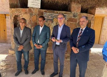 رئيس وزراء صربيا يزور دير سانت كاترين بجنوب سيناء (صور)