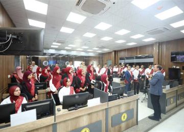 الشبكة الوطنية للطوارئ بكفر الشيخ يستقبل وفدا طلابيا للتعريف بخطط وأساليب إدارة الأزمات الشبكة الوطنية للطوارئ بكفر الشيخ يستقبل وفدا طلابيا للتعريف بخطط وأساليب إدارة الأزمات