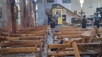 مصر تدين التفجير الإرهابي الذي استهدف كنيسة مار إلياس في دمشق مصر تدين التفجير الإرهابي الذي استهدف كنيسة مار إلياس في دمشق