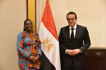 وزير الصحة يبحث مع مفوضة الاتحاد الإفريقي تعزيز التعاون الصحي المشترك وزير الصحة يبحث مع مفوضة الاتحاد الإفريقي تعزيز التعاون الصحي المشترك