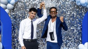 مبروك يا صاحبي.. عمرو سعد يحتفل بتخرج نجله مبروك يا صاحبي.. عمرو سعد يحتفل بتخرج نجله