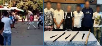 معاكسة فتاة سبب سفك دماء شخصين في مشاجرة بالمطرية.. فيديو