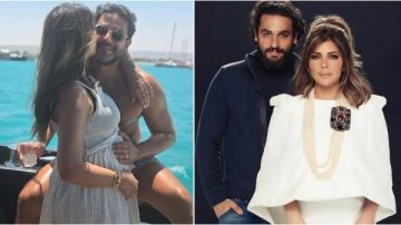 قمة سعادتي.. شقيق أصالة نصري يستجم مع زوجته