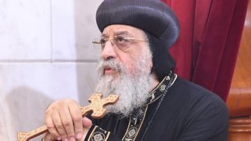 البابا يصلي العشية في كنيسة السيدة العذراء والشهيدة مارينا بالعلمين