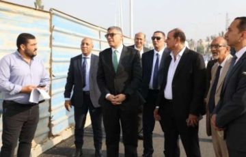 محافظ الجيزة يتفقد أعمال تطوير ميدان الرماية والطرق المؤدية للمتحف الكبير