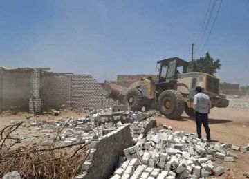 إزالة 14 حالة تعد على أملاك الدولة والأراضي الزراعية في بلبيس بـ الشرقية