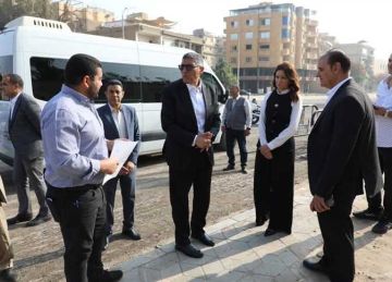 محافظ الجيزة يتابع أعمال تطوير ميدان الرماية والمناطق المحيطة بـ المتحف المصري الكبير محافظ الجيزة يتابع أعمال تطوير ميدان الرماية والمناطق المحيطة بـ المتحف المصري الكبير