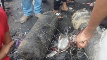 3محلات ومنزل.. انفجار أسطوانة غاز وراء حريق سوق فيصل.. صور