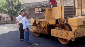 بتكلفة 6 ملايين جنيه.. رصف ورفع كفاءة الشوارع الداخلية بمدينة كفر صقر