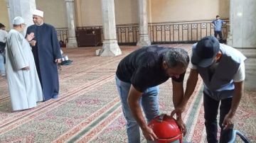 انطلاق حملة النظافة الموسعة بمساجد الغربية استعدادا لعيد الأضحى المبارك انطلاق حملة النظافة الموسعة بمساجد الغربية استعدادا لعيد الأضحى المبارك