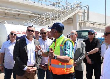 وزير الإسكان يتفقد محطة التنقية الشرقية و هاضم الحمأة بالإسكندرية (صور)