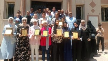 بالأسماء .. تكريم أوائل الشهادة الإعدادية في كفر الشيخ صور