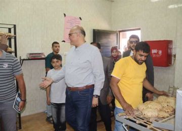 افتتاح مخبز نصف آلي بمنطقة الإسكان الاجتماعي بعرب العليقات بالخانكة