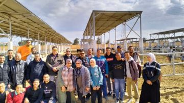 صندوق تأمين الماشية يستقبل طلاب زراعة عين شمس بالنوبارية صندوق تأمين الماشية يستقبل طلاب زراعة عين شمس بالنوبارية