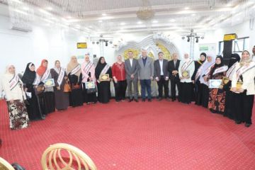 محافظ بني سويف ومؤسسة العربي عضو التحالف الوطني يكرمان الأمهات المثاليات