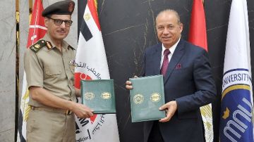 مركز البحوث الطبية للقوات المسلحة يوقع بروتوكول تعاون مع جامعة المنصورة الأهلية