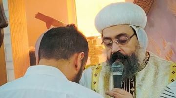 رسامة شمامسة جدد لكنيسة الشهيدين أبي سيفين وأبانوب بالمنصورة