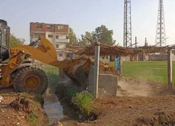 ضمن الموجة الـ 26.. إزالة 4 تعديات على أراضي الدولة في الشرقية