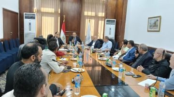 اجتماع بين شعبة الذهب ورئيس مصلحة الدمغة لبحث تحديات الصناعة والتصدير