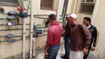 جهاز دمياط الجديدة يشن حملة لضبط وصلات مياه الشرب المخالفة