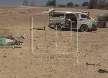 بالأسماء.. إصابة 18 شخصا إثر انقلاب ميكروباص على طريق دشلوط الفرافرة في أسيوط