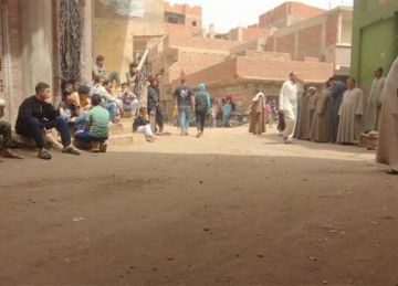 أهالي شبرا هارس بالقليوبية ينتظرون وصول جثماني شهيدي لقمة العيش