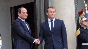 مصر وفرنسا تشددان على ضرورة التوصل لحل عادل للقضية الفلسطينية