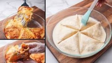 مقرمشة من الخارج وطرية من الداخل.. طريقة عمل مثلثات الدجاج