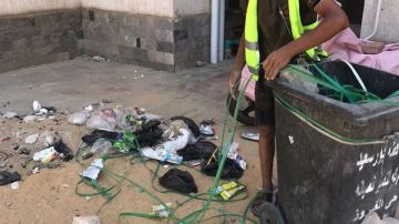 رئيس مدينة بورفؤاد يتابع جهود شركة التعمير للصيانة بمساكن الفيروز