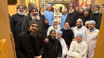 بمشاركة مجمع رهبان الدير .. قبول طالبي رهبنة بدير الشايب صور