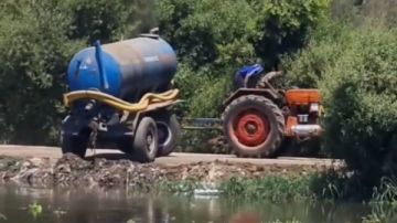 ضبط شخصين ألقيا مياه الصرف الصحي في إحدى الترع بالشرقية