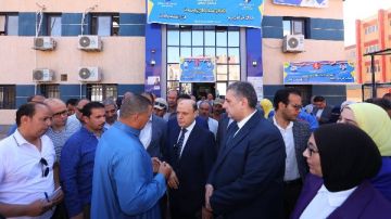 تدشين حملة 100 يوم صحة في كفر الشيخ.. صور
