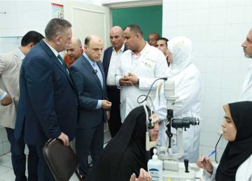 محافظ كفر الشيخ يتفقد مركز طب وجراحة العيون ويشيد بمستوى الخدمات الطبية والتخصصية المقدمة للمواطنين محافظ كفر الشيخ يتفقد مركز طب وجراحة العيون ويشيد بمستوى الخدمات الطبية والتخصصية المقدمة للمواطنين