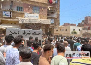 أهالي كفر أشليم يشيعون والدة الفنانة هبة عبدالغني إلى مثواها الأخير