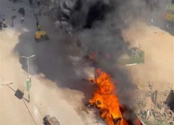 حريق في كعابيش فيصل يلتهم كشكا ومخلفات.. ولا خسائر بشرية (صور)