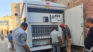 إعادة تشغيل الكهرباء بالكامل بشبرامنت .. واستكمال إصلاح وتركيب المحول الجديد