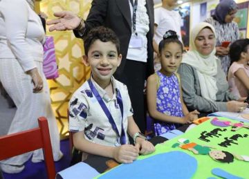 الأطفال كلمة السر .. مبادرات توعوية بجناح الأزهر في معرض الإسكندرية الدولي للكتاب (صور) الأطفال كلمة السر .. مبادرات توعوية بجناح الأزهر في معرض الإسكندرية الدولي للكتاب (صور)