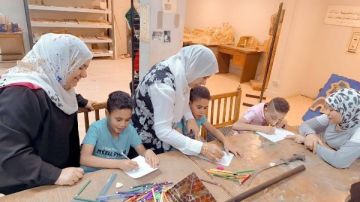 متحف الأقصر للفن يستقبل مجموعة من ذوى الاحتياجات الخاصة