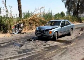 مصرع شخص في حادث تصادم 3 مركبات بالمنيا مصرع شخص في حادث تصادم 3 مركبات بالمنيا